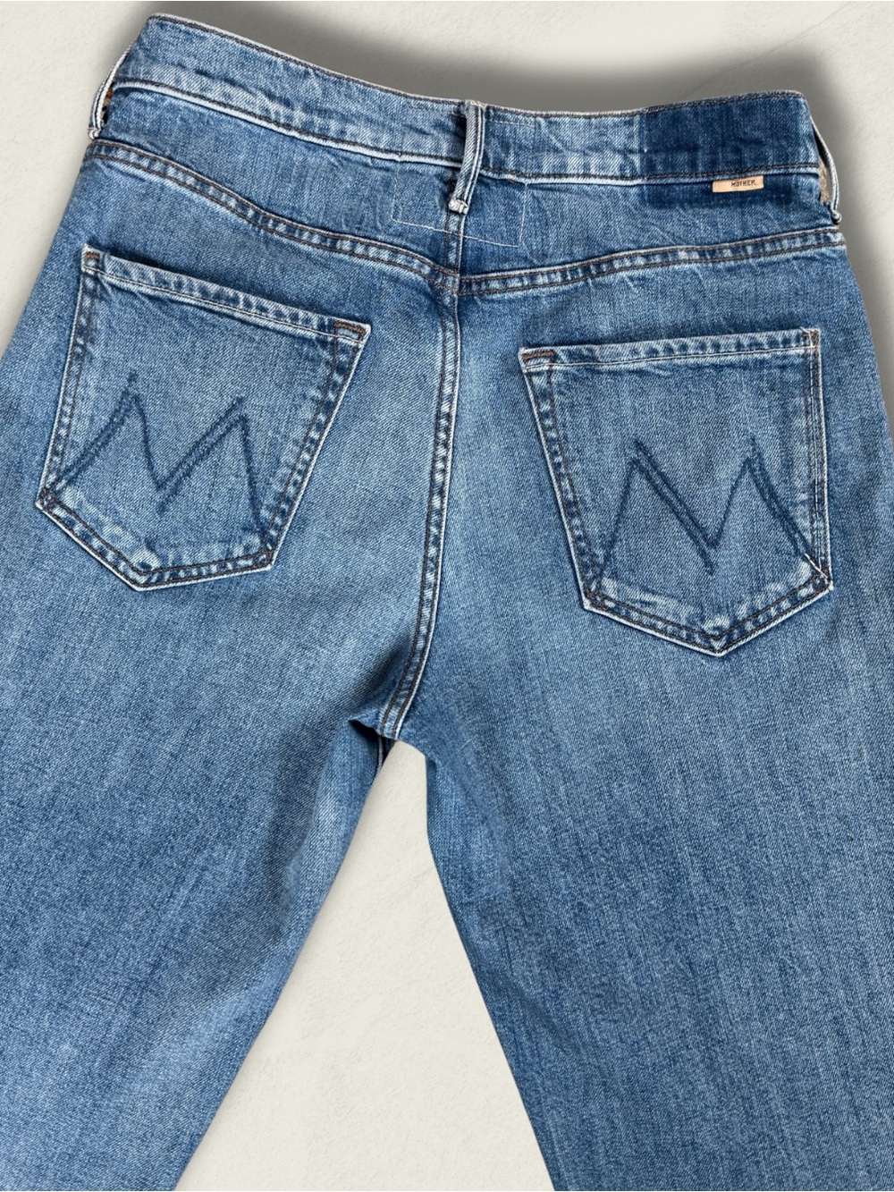 MOTHER Mid-Rise Maven Wide-Leg Ankle Jean Sz 27 - Picture 5 of 8